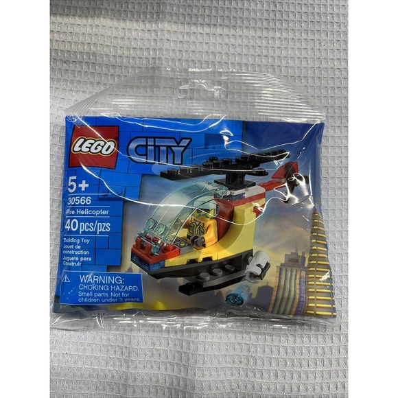 NEW SEALED LEGO City 30566 Fire Helicopter & 30567 Police Water Scooter RETIRED - Picture 7 of 10